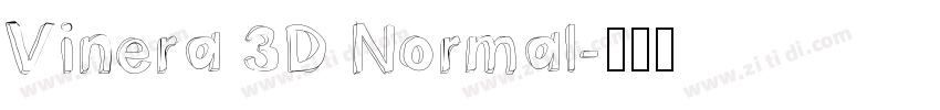 Vinera 3D Normal字体转换